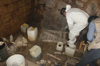 Desmantelan narcolaboratorio en San José el Alto