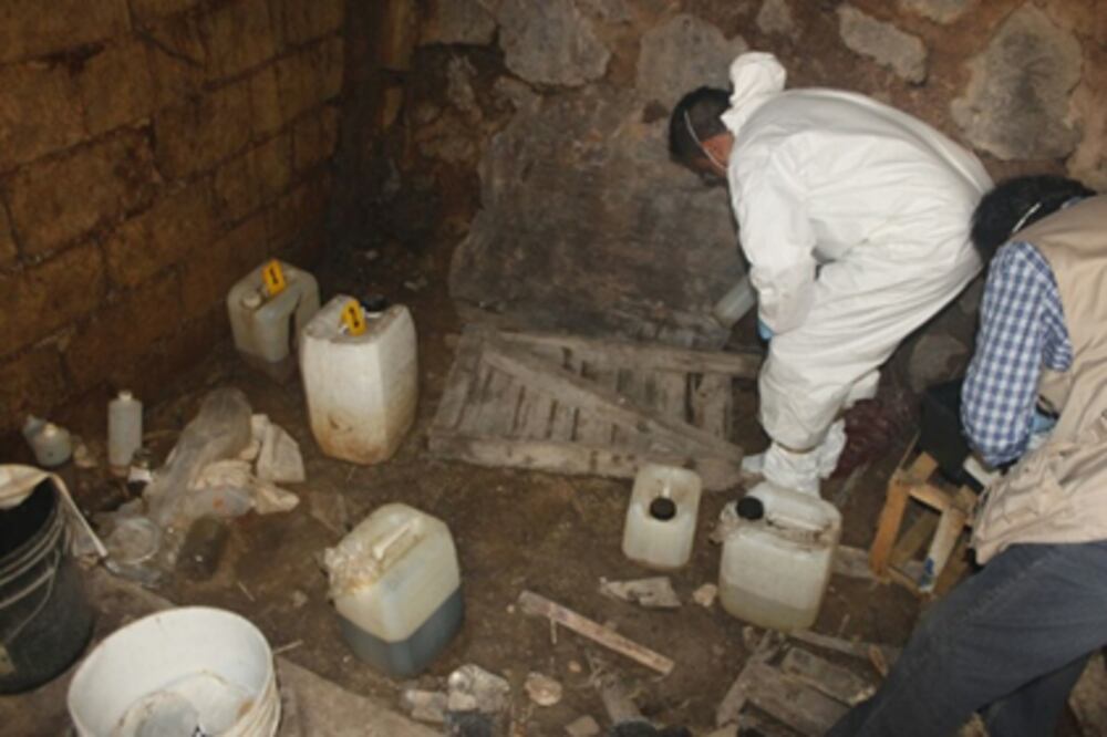 Desmantelan narcolaboratorio en San José el Alto