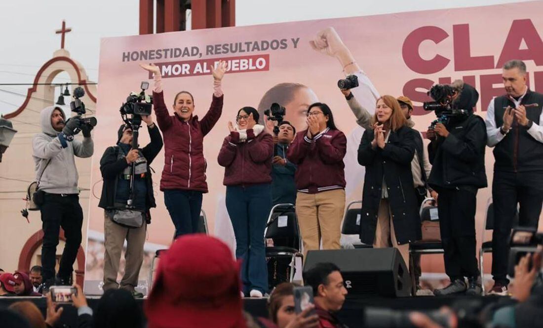 Claudia Sheinbaum en Nuevo León / Foto: Especial