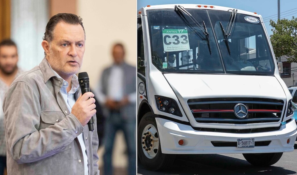 Gobernador de Querétaro promete mejorar el transporte público