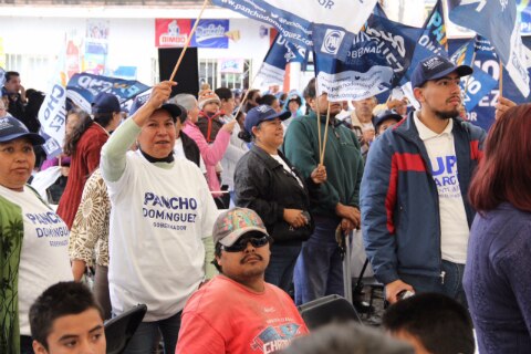 Abarrotan Bicentenario militantes albiazules