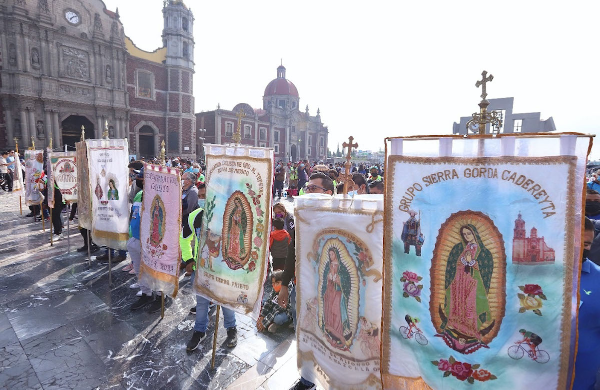 “María es la mera mera”. Así fue la llegada de los queretanos a la Basílica de Guadalupe