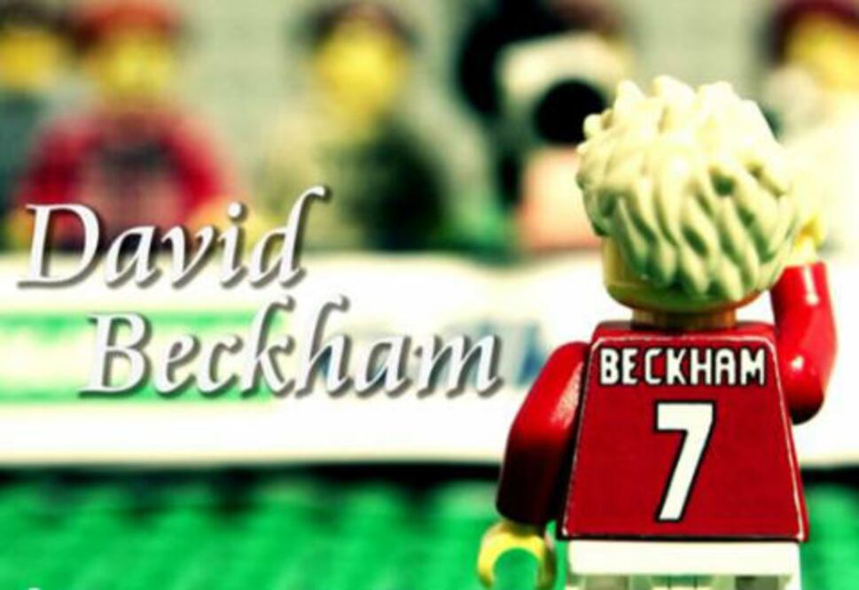 Carrera de Beckham, versión LEGO
