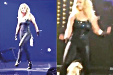 Britney pierde cabello, en escena