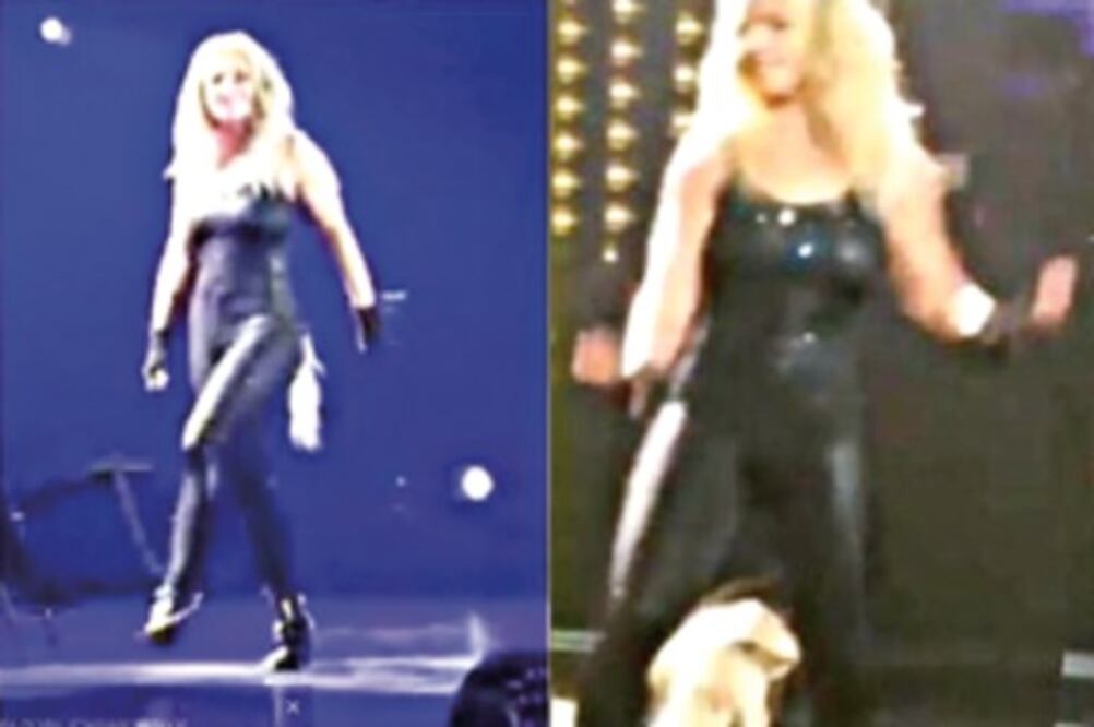 Britney pierde cabello, en escena