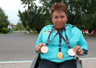 Paty Valle regresa cargada de medallas