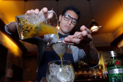 En bar Pedra se brinda con gin