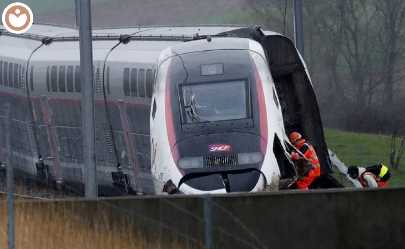 Descarrila tren de alta velocidad en Francia; hay al menos 20 heridos
