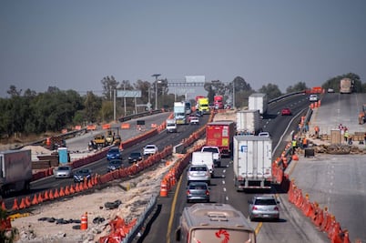 Vuelve el tráfico a la carretera federal 57