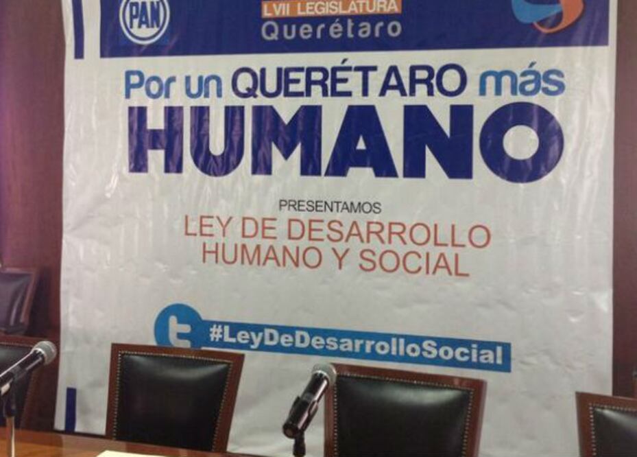 Presenta PAN ley de desarrollo social