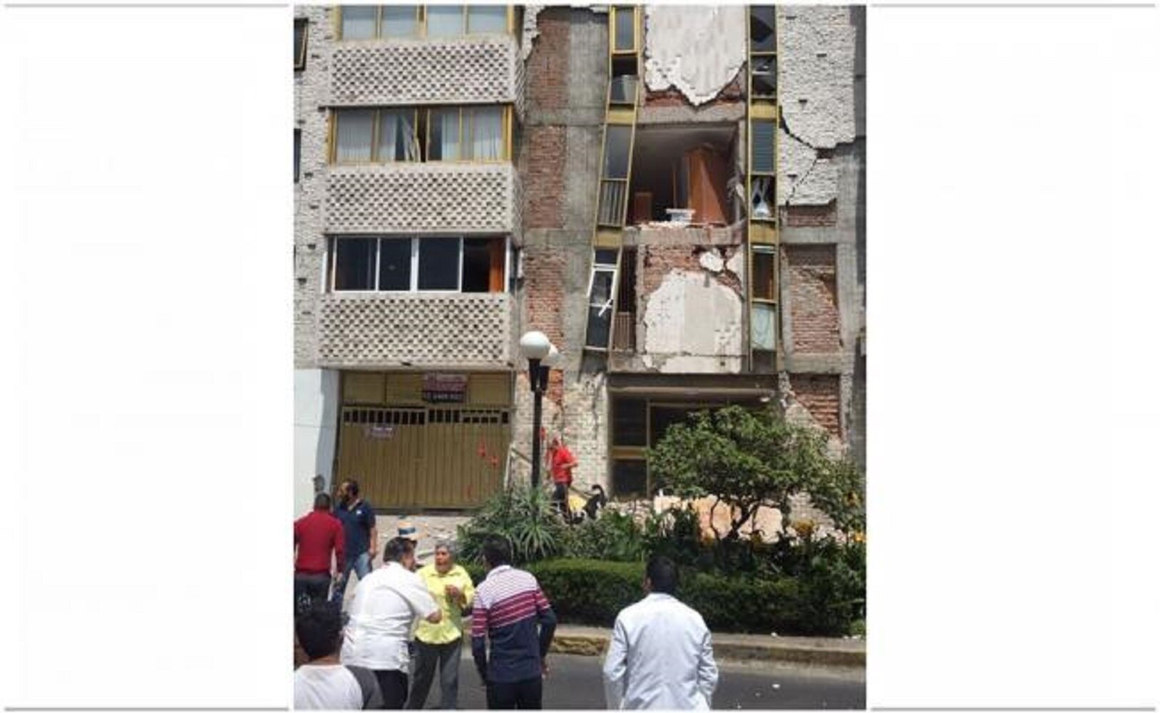 Reportan derrumbes en inmuebles en la CDMX