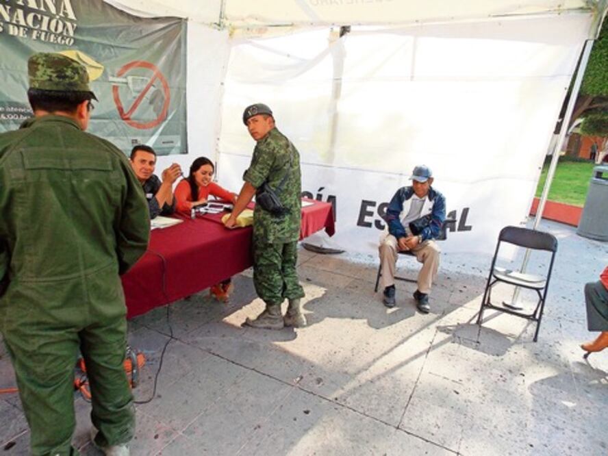Aumentó el canje de armas respecto a 2012