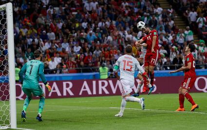 Victoria de España sobre Irán en la Copa del Mundo