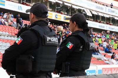 Listo el operativo de seguridad para el partido Querétaro vs Atlas
