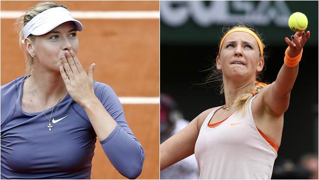 Sharapova y Azarenka cumplen en París