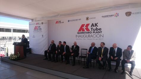 Inauguran planta de Querétaro AK Tube