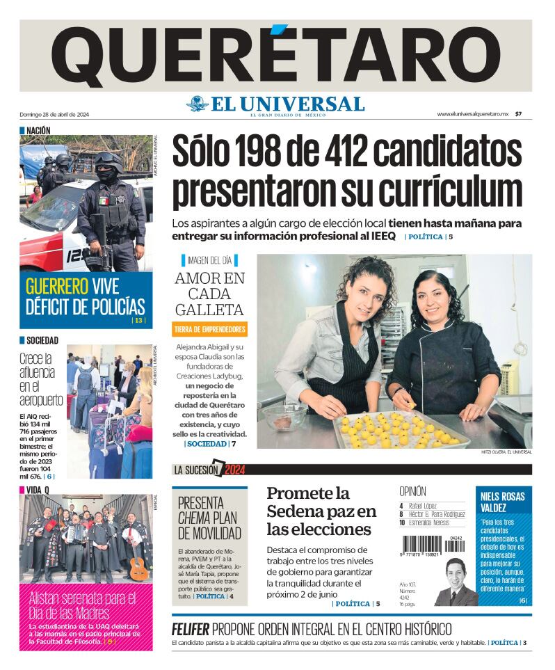 Portada 28 de abril de 2024