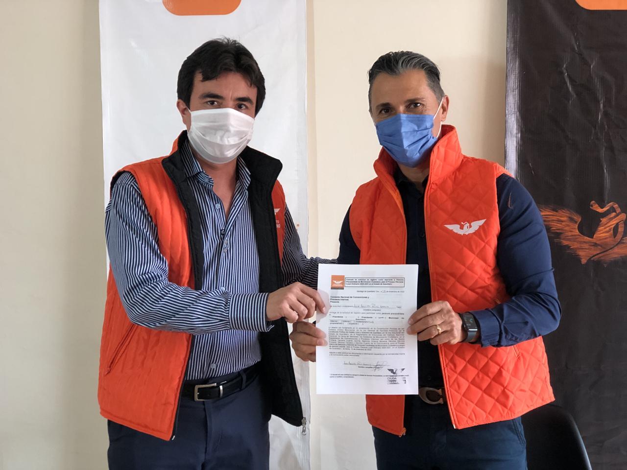 Adolfo Río es precandidato a la presidencia municipal de Querétaro por Movimiento Ciudadano