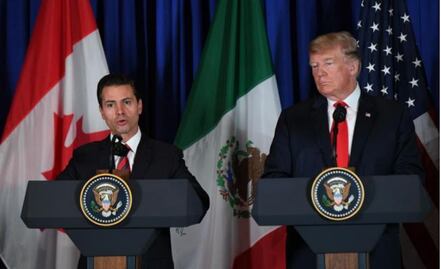 "Quiero darle las gracias y desearle lo mejor", dice Trump a Peña Nieto