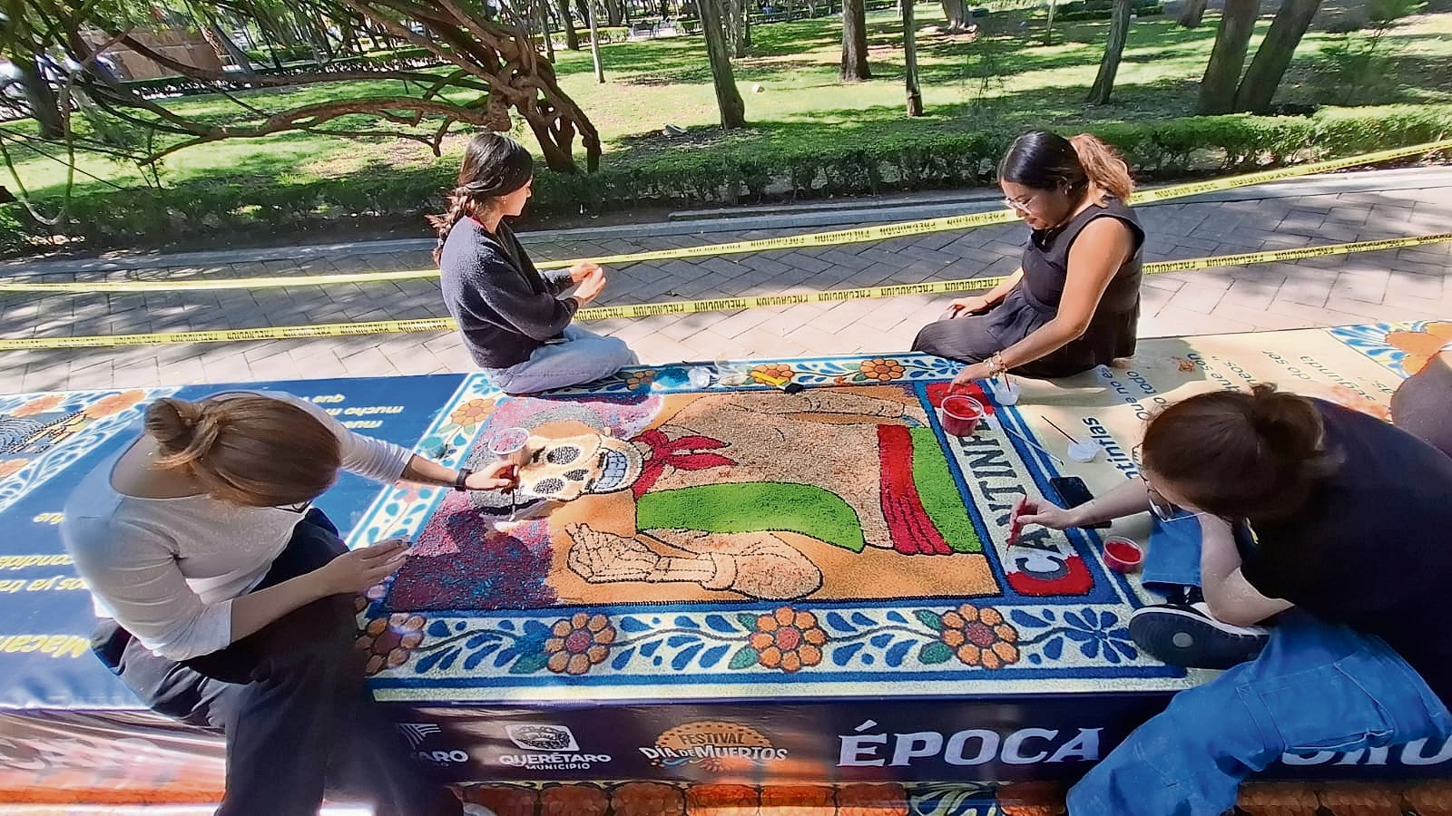 Sigue labor en la Alameda para el Día de Muertos