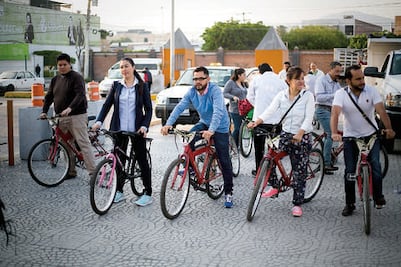 Celebran el Día Mundial de la Bicicleta 