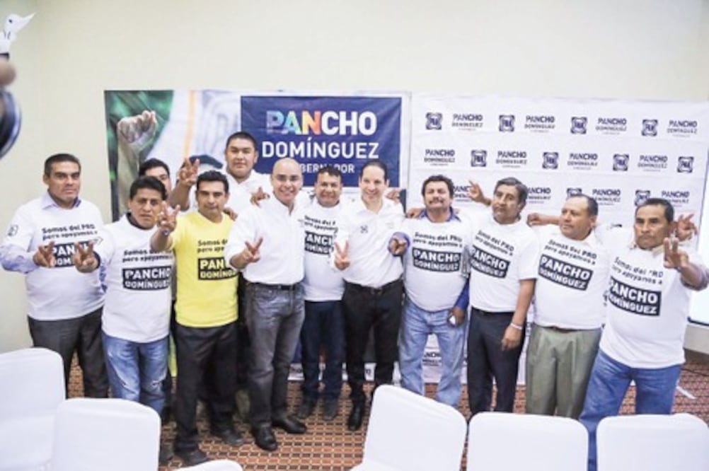 Se suman perredistas con Domínguez