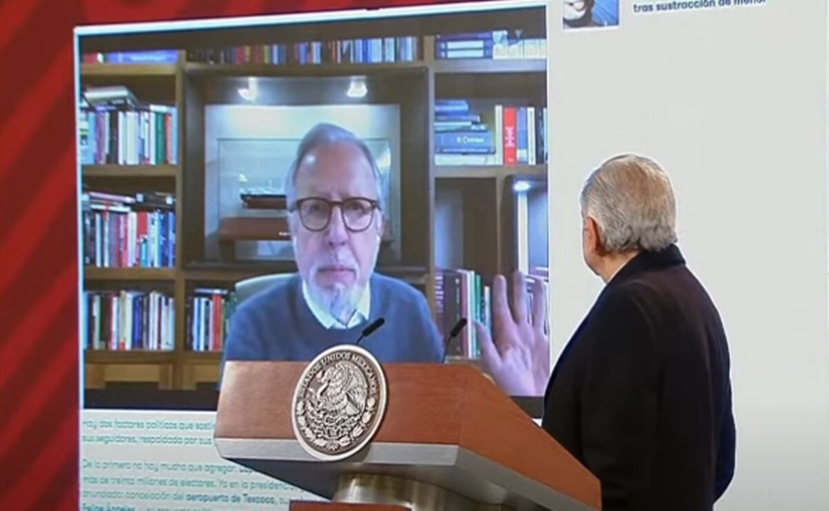 AMLO exhibe a López-Dóriga en la mañanera por preguntar dónde está la oposición