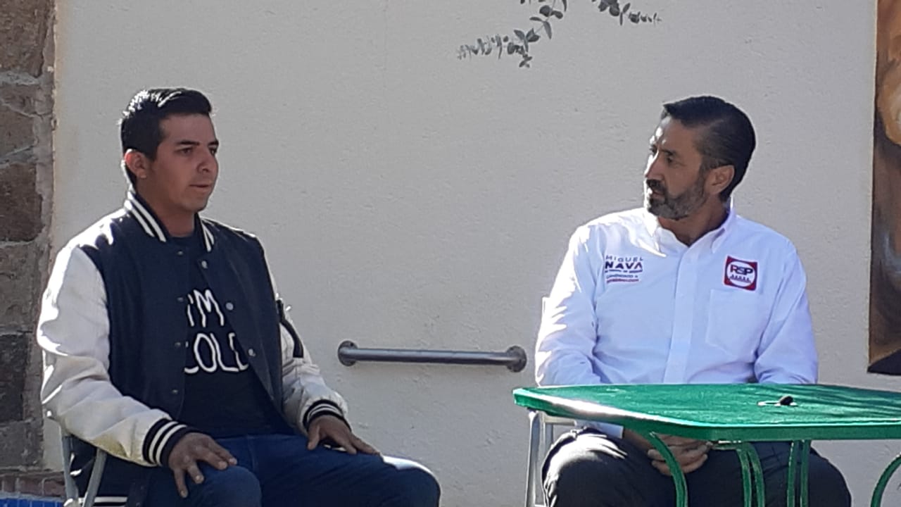 Miguel Nava promete una campaña austera y de mucho contacto ciudadano