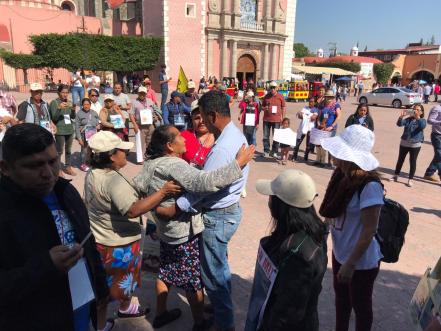 #Avance| Llega la Caravana de Madres Migrantes a Tequisquiapan 
