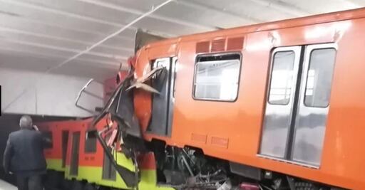 Hay 41 heridos y un muerto, tras choque de metro Tacubaya