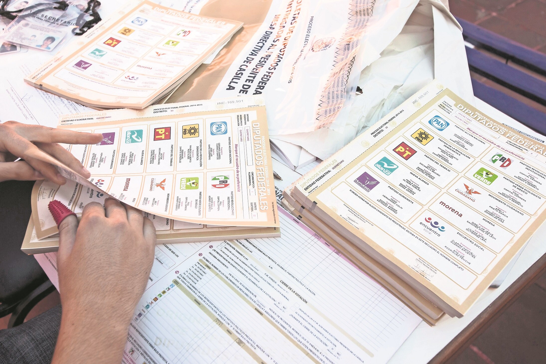 A partir de que el instituto reciba el material electoral, las boletas se distribuirán en los 27 consejos distritales y municipales.