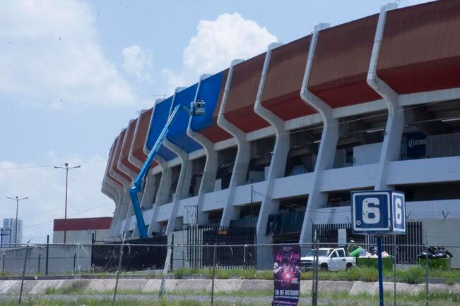 Estadio Corregidora cambia de color