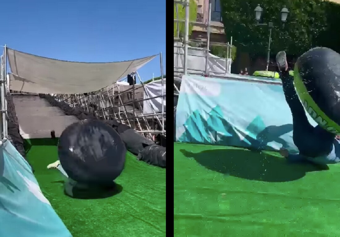 “Tobogán navideño en Querétaro es un riesgo”, denuncian usuarios en redes sociales