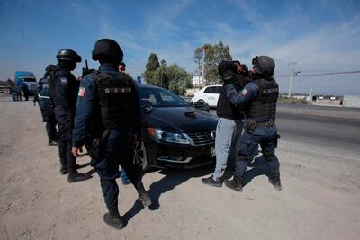 La SSPMQ detuvo a 4 por portación de arma de fuego