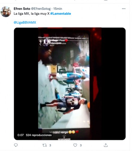 Con el hashtag "lamentable", usuarios de redes sociales condenan la violencia en el estadio Corregidora 