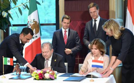 Peña Nieto continúa su visita en Países Bajos