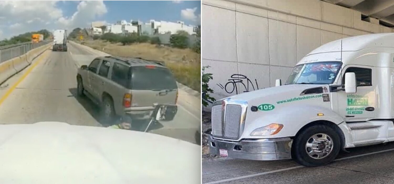 Policía de Querétaro recupera tractocamión robado en Chichimequillas; asalto es viral