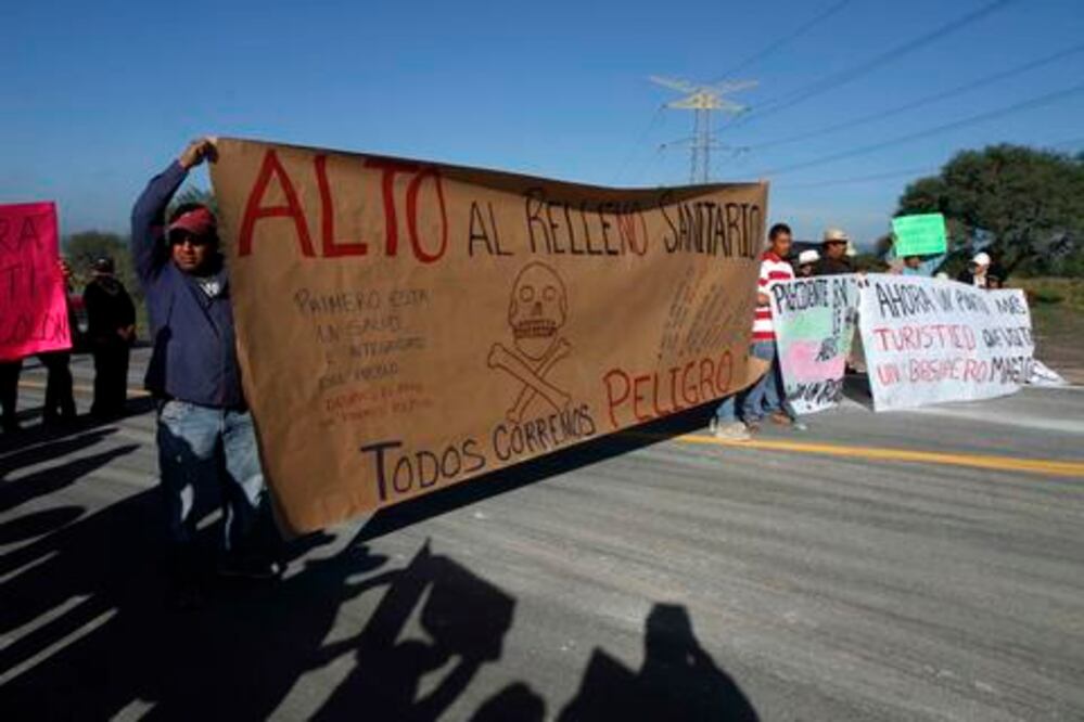 Protestas por relleno sanitario en Colón