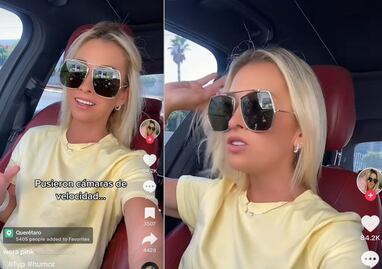 Tiktoker pensó que las cámaras de velocidad del Fray Junípero no servían; ya tiene tres multas 