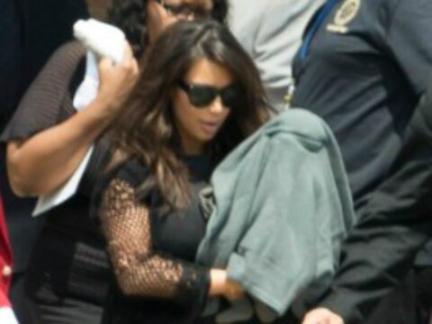 Publican otra foto de Kim con su hija