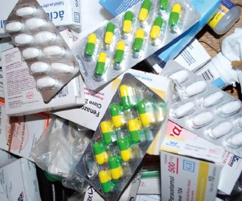 170 ton de medicinas retiradas en 17 meses