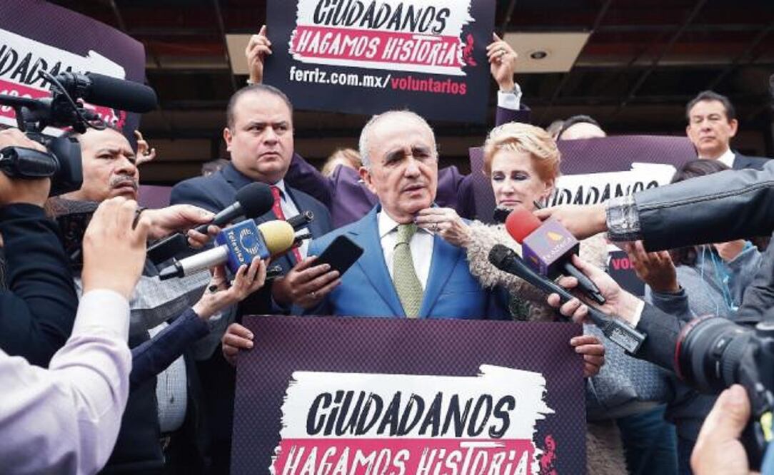 Pedro Ferriz afirma que presentará una denuncia ante el TEPJF por compra de credenciales, delito del que acusa a otros independientes (ARCHIVO EL UNIVERSAL)