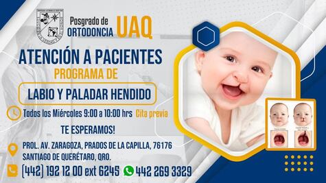 UAQ tratará a menores con paladar hendido 