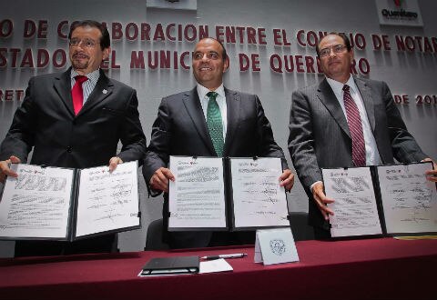 Convenio para regularizar asentamientos