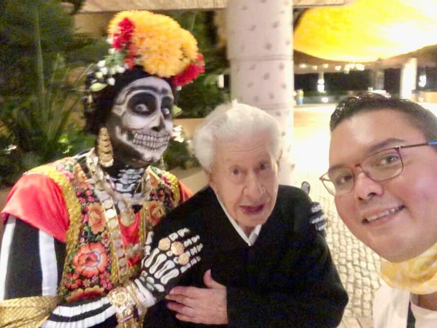 López Tarso le confesó a La Catrina queretana que quería llegar a los 100 años