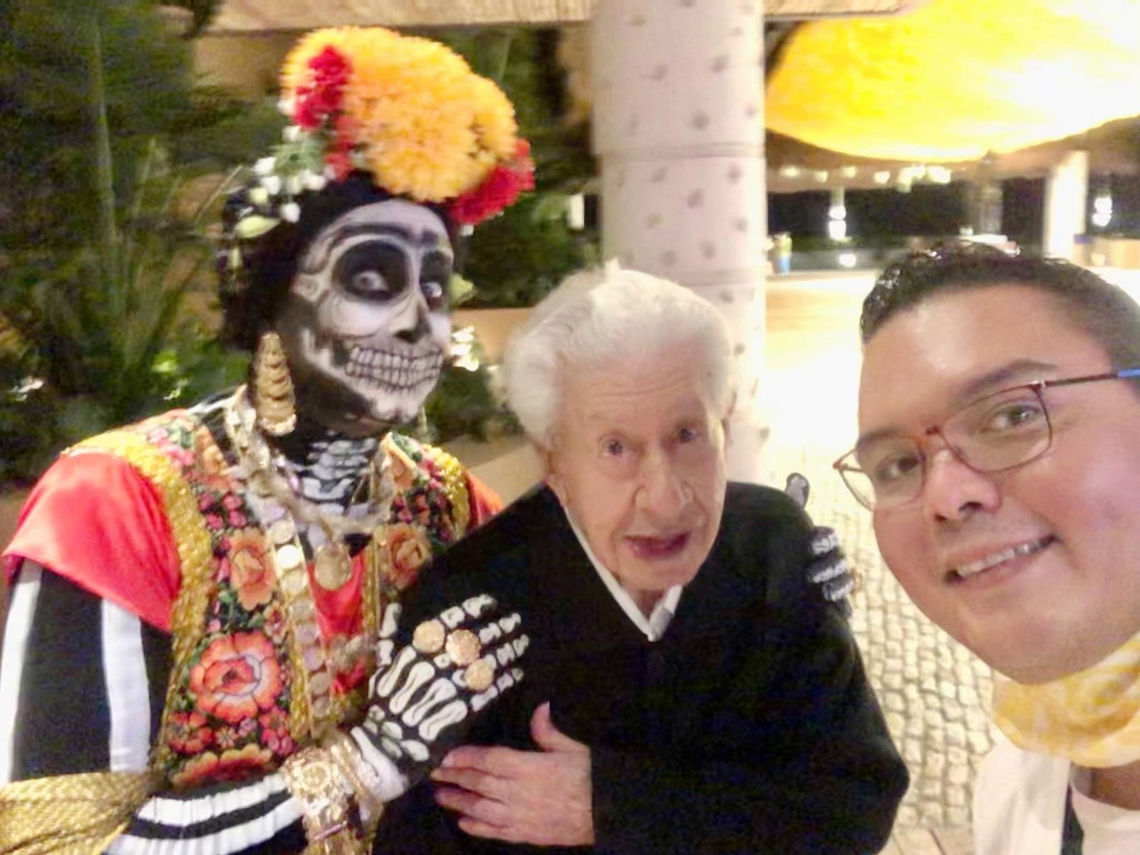 López Tarso le confesó a La Catrina queretana que quería llegar a los 100 años