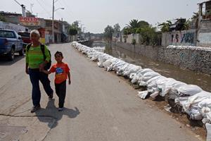 91 mil capitalinos en riesgo por las lluvias