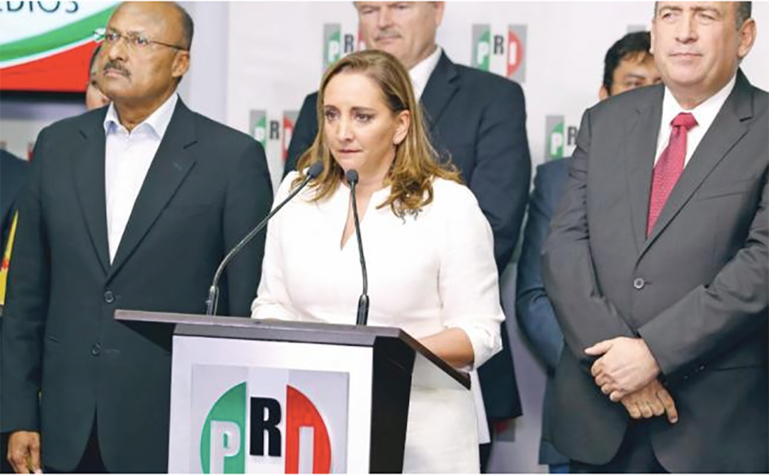 La dirigente nacional, Claudia Ruiz Massieu, emitió la convocatoria para elegir a quien deberá concluir el periodo estatutario 2015-2019. Foto: ARCHIVO EL UNIVERSAL