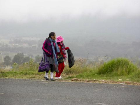 Se previenen contra el frío 