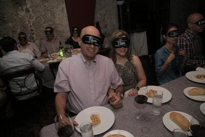 Experiencia sensorial a ciegas